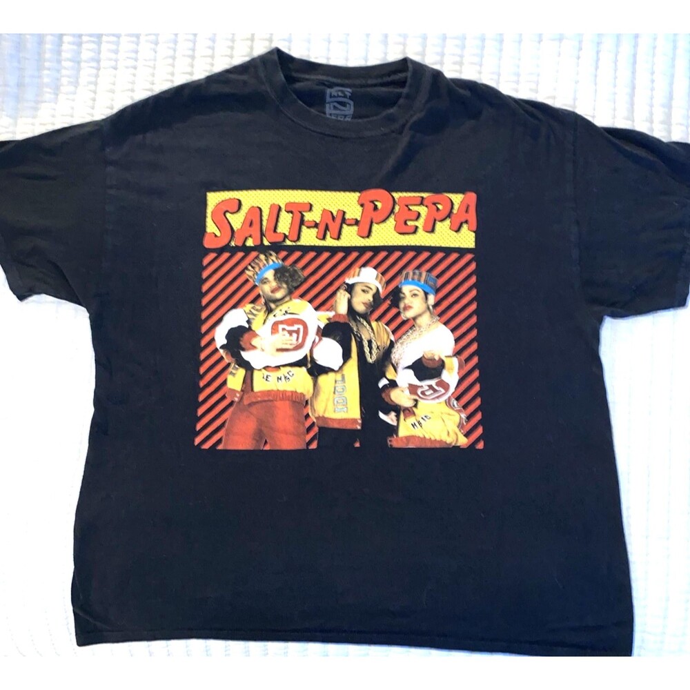 Salt N Pepa Band T-Shirt Music Tee Rap Hip Hop Retro 90s Female Group XL